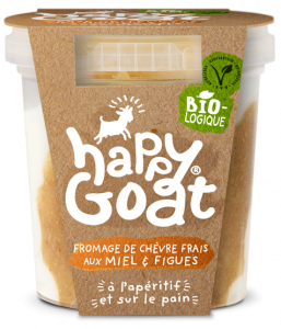 Organic Spreadable Fresh Goat's Cheese with Honey & Fig